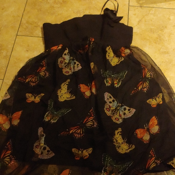 👗Butterfly dress with 1 strap size L - Picture 1 of 7